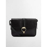 Barbour Rosa Leather Crossbody Bag - Black