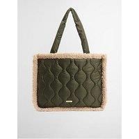 Barbour Marnie Quilt Tote Bag - Green