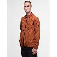 Barbour International Inline Zipped Overshirt- Dark Orange