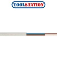 Doncaster Cables 2 Core Round Flex Cable (2182Y) 0.75mm2 Drum