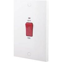 BG Electrical Switch 45A Double Pole Neon