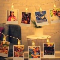 LED Battery Powered Clip String Lights