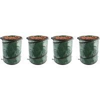 Heavy Duty Pop-Up Garden Waste Bags - Pack of 4 (90L Capacity)