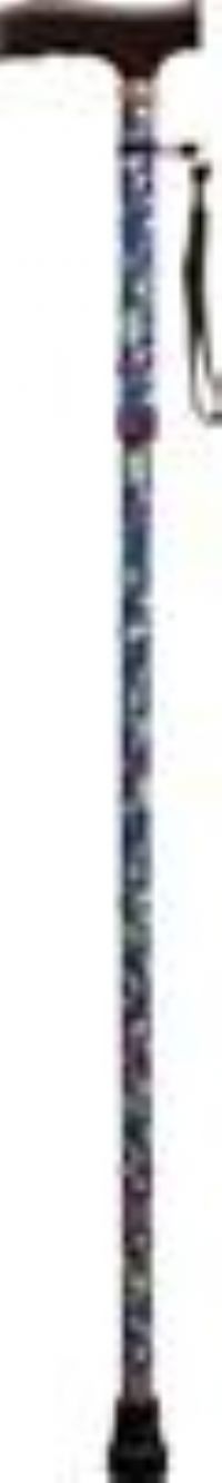 Aidapt Folding Walking Stick - Patterned