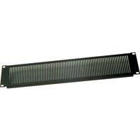 1U Vent Rack Panel, Black
