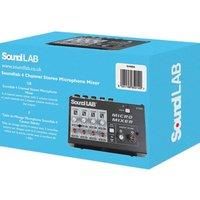 SoundLab 4 Channel Stereo Microphone Mixer