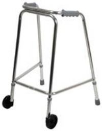 Aidapt Lightweight Walking Frame with Wheels for Home Use Small (Eligible for VAT relief in the UK)
