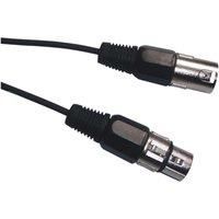 DMX 3 Pin XLR Line Plug to 3 Pin XLR Line Socket Lighting Lead Length - 1.5m