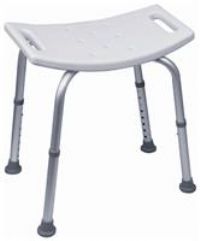 Aidapt Height Adjustable Shower and Bath Stool with Anti slip Feet, Easy Clean Surface and Hand Grip to Aid Stability. For Users Who are Elderly, Disabled, Pregnant or Unsteady on their Feet