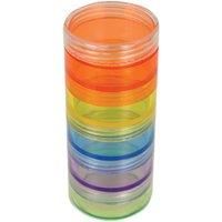 5 Day Stackable Pill Dispenser Tablet Organiser Tower. 1 Compartment per Day. For those who take Tablets on a Daily Basis. Easy Medication Management & Organisation. Easy to Open. Perfect for Travel.