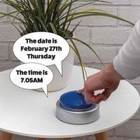 Aidapt Big Button Talking Alarm Clock for Blind and Partially Sighted