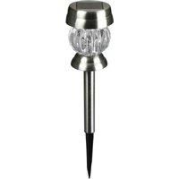 Luxform Tuscanny Solar LED White or RGB Spike Light, Silver