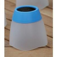 Luxform Lighting LED Solar Tumbler Table Lights - Blue