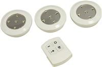 Eagle Remote Controlled LED Push Lights - Pack of 3