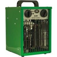 Prem-I-Air 2kW Commecial Fan Heater - Green