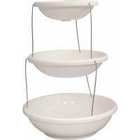 St Helens Home and Garden 3-Tier Twist & Fold Serving Bowls
