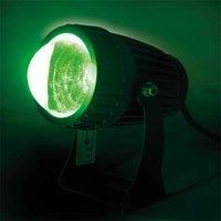FXLAB 8W Coloured LED Pinspot with Black Body (Green Bulb)