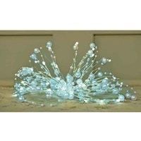 Solar LED Pearl Effect String Light Hang from Gazebo, Marquee, Patio, Bar, Porch, Pergola, Trees, Bushes for Weddings, BBQ/'s, Parties IP44 (Blue)