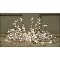 Solar LED Pearl Effect String Light Hang from Gazebo, Marquee, Patio, Bar, Porch, Pergola, Trees, Bushes for Weddings, BBQ/'s, Parties IP44 (White)