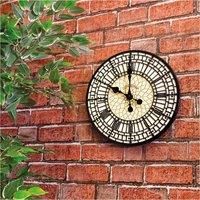 St Helens Home and Garden Four Different Designs Outdoor Weather Resistant Clock