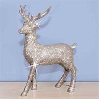 St Helens Home and Garden Glitter Reindeer