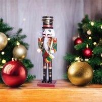 Nutcracker with Drum Christmas Decoration