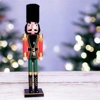 Nutcracker Christmas Decoration 60cm Height - Wonderfully Festive Vibrant Colour