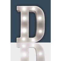 Battery Operated 3D LED Letter Light Home Party Birthday Wedding Decoration 22cm