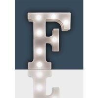 Battery Operated 3D LED Letter Light Home Party Birthday Wedding Decoration 22cm