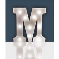Battery Operated 3D LED Letter Light Home Party Birthday Wedding Decoration 22cm