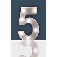 Battery Operated 3D LED Number Light Home Party Birthday Wedding Decoration 22cm