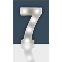 Battery Operated 3D LED Number Light Home Party Birthday Wedding Decoration 22cm