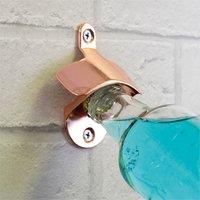 St Helens Home and Garden Wall Mounted Bottle Opener in Rose Gold