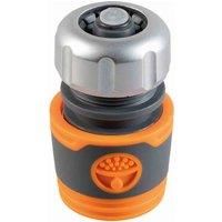 St Helens Home & Garden 1/2 Inch Hose Connector with Water Stop Feature