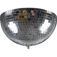 Half Mirror Glitter Ball with Built-in Motor DJ Stage Party Events Wedding