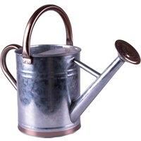St Helens Home and Garden Metal Watering Can with Sprinkler Nozzle and 4 Litre C