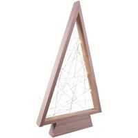 Christmas Tree Decoration with 60 LED's Wooden Self Assembly Battery Powered