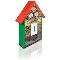 St Helens Home and Garden Wooden Bug and Bee Hotel Shelter For Creating Home for Insects, Bugs, Bees, Butterflies, Ladybirds for Use in Gardens, Yards and Schools