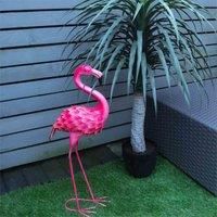 St Helens Home and Garden Metal Flamingo Garden Ornament 61cm Height