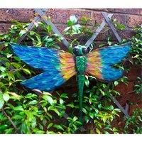 St Helens Home and Garden Metal Dragonfly Garden Wall Ornament