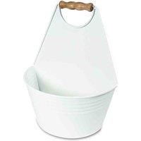 St Helens Home and Garden Vintage Metal Wall Planter With Handle