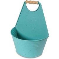 St Helens Home and Garden Vintage Metal Wall Planter With Handle