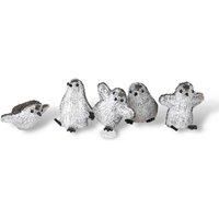 Penguin Light Up Scene 5pcs Mini Christmas Decoration LED 3D Indoor Outdoor Xmas