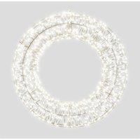 Festoon String Lights Outdoor Gazebo IP44 - Frosted Cool White - 10 Lamps - 5m