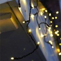 LED Christmas Warm White Icicle Lights Xmas Lights - White Cable - 2 to 22m