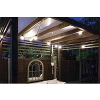 Christmas LED Cluster Lights - Black Rubber IP65 - Multi Colour - Indoor/Outdoor