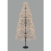 Christmas LED Cluster Lights - White Rubber IP65 - Cool White - Indoor/Outdoor