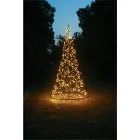 Christmas LED Cluster Lights - White Rubber IP65 - Multi Colour - Indoor/Outdoor