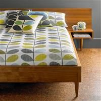 Orla Kiely Scribble Stem Sea Grass / Duck Egg: Housewife Pillowcase - 2 per Pack