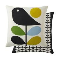 Orla Kiely Early Bird Cushion - Duckegg / Olive